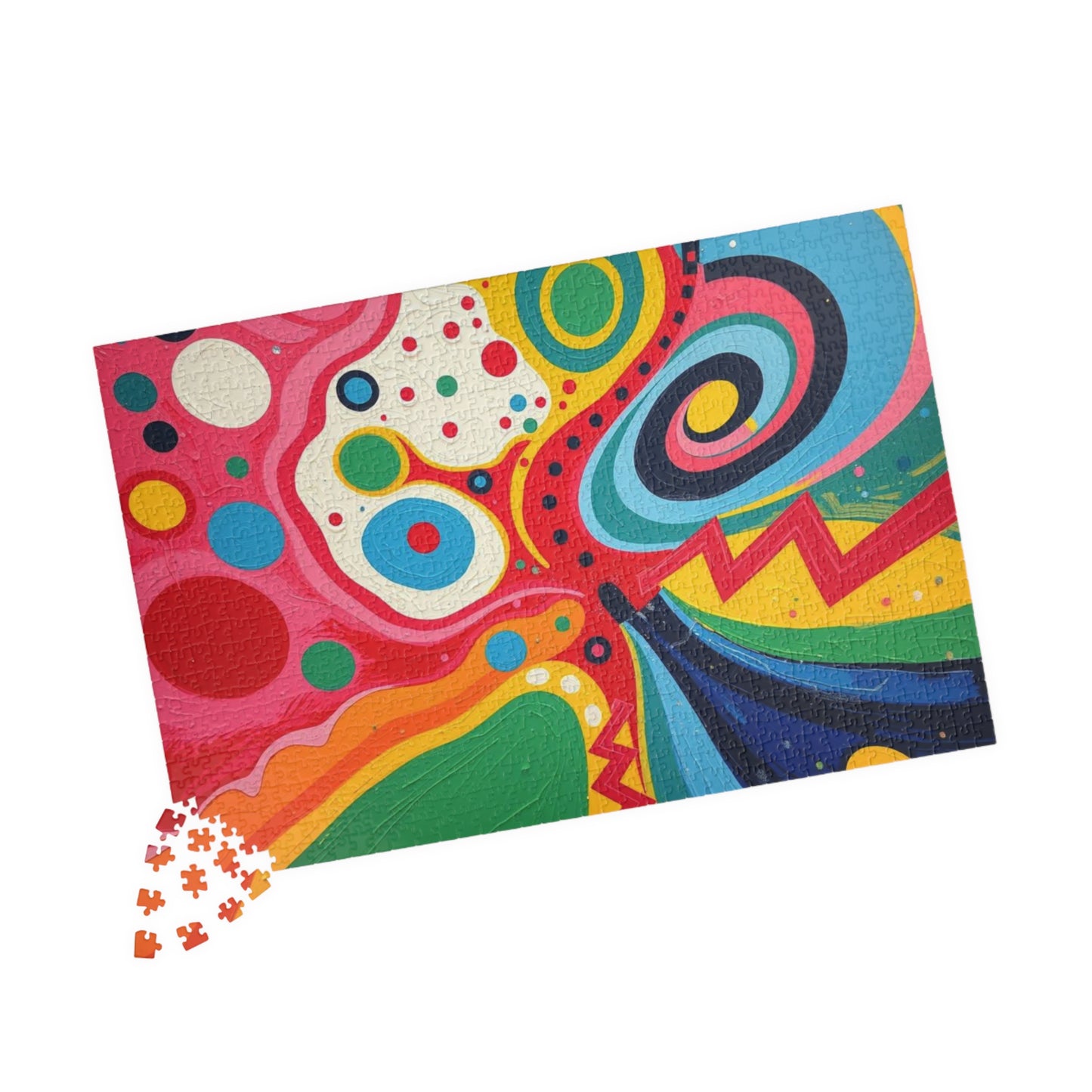 Vibrant Abstract Jigsaw Puzzle for Adult Entertainment Puzzle The Puzzle Chest
