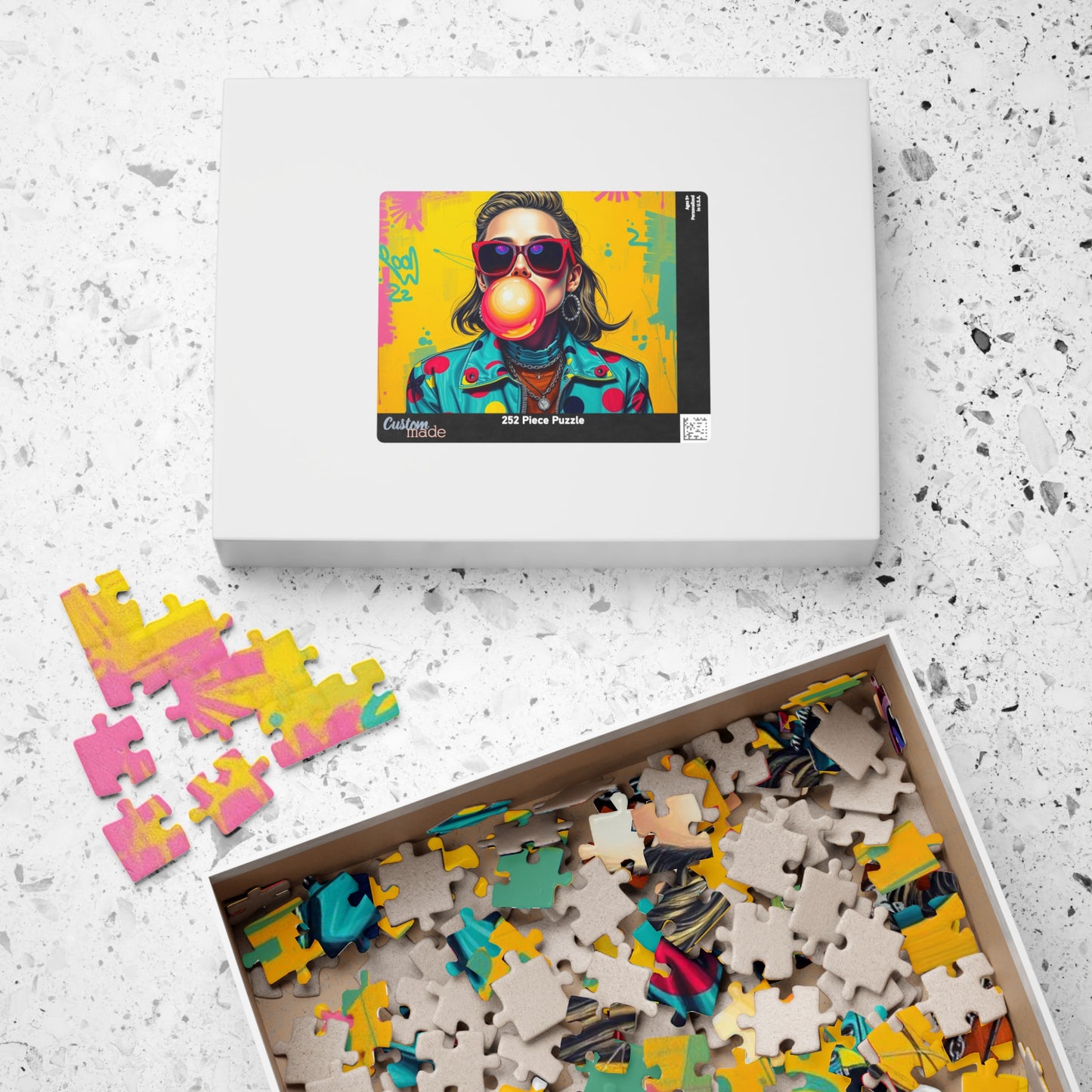 Retro Pop Art Jigsaw Puzzle | Fun Gift for Adults, Home Entertainment, Unique Collectible, Great for Parties and Family Nights Puzzle The Puzzle Chest