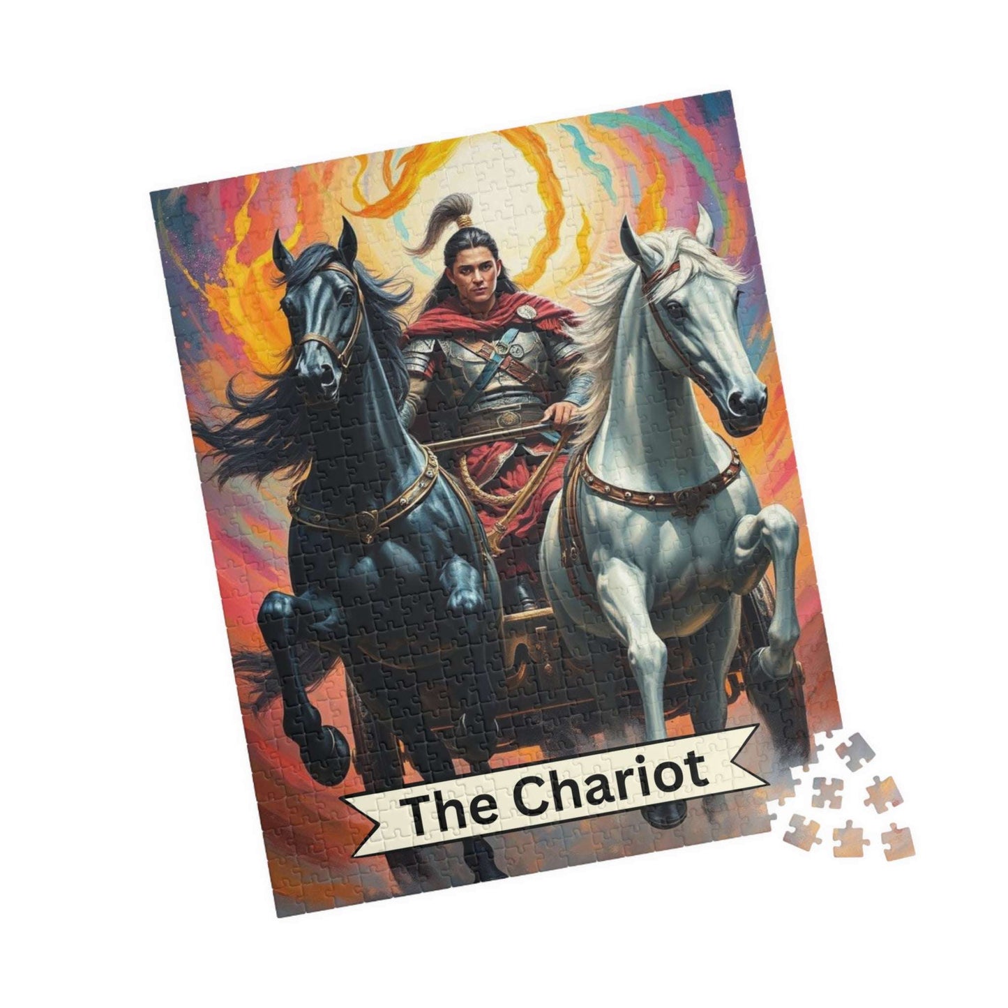 Mystical Chariot Puzzle - Tarot Card Style Jigsaw 110, 252, 520, 1014-piece, Gift, Game Night, Family Fun, Mind Teaser, Collector's Item Puzzle The Puzzle Chest