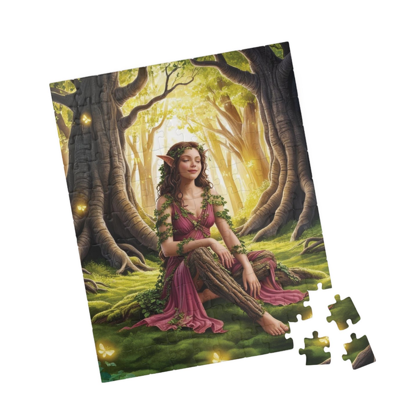 Forest Nymph Jigsaw Puzzle, Mythical Creature Woodland Tabletop Game, Fantasy Lover Gift, Relaxing Hobby, Mindfulness Activity, Nature Puzzle The Puzzle Chest