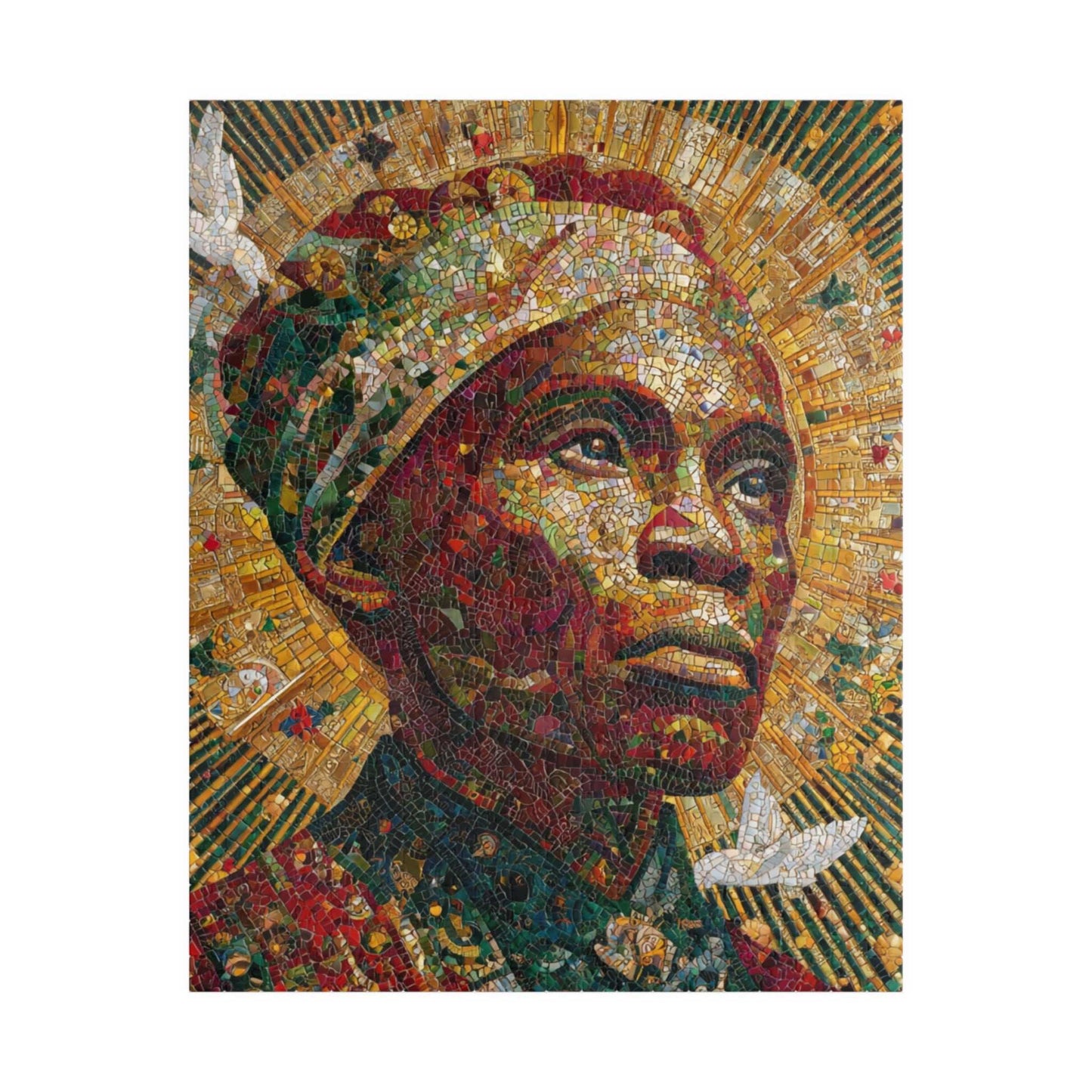 Harriet Tubman Empowering Art Puzzle - Historical Figure Jigsaw, Afrocentric Educational Gift, Black History Month Puzzle The Puzzle Chest