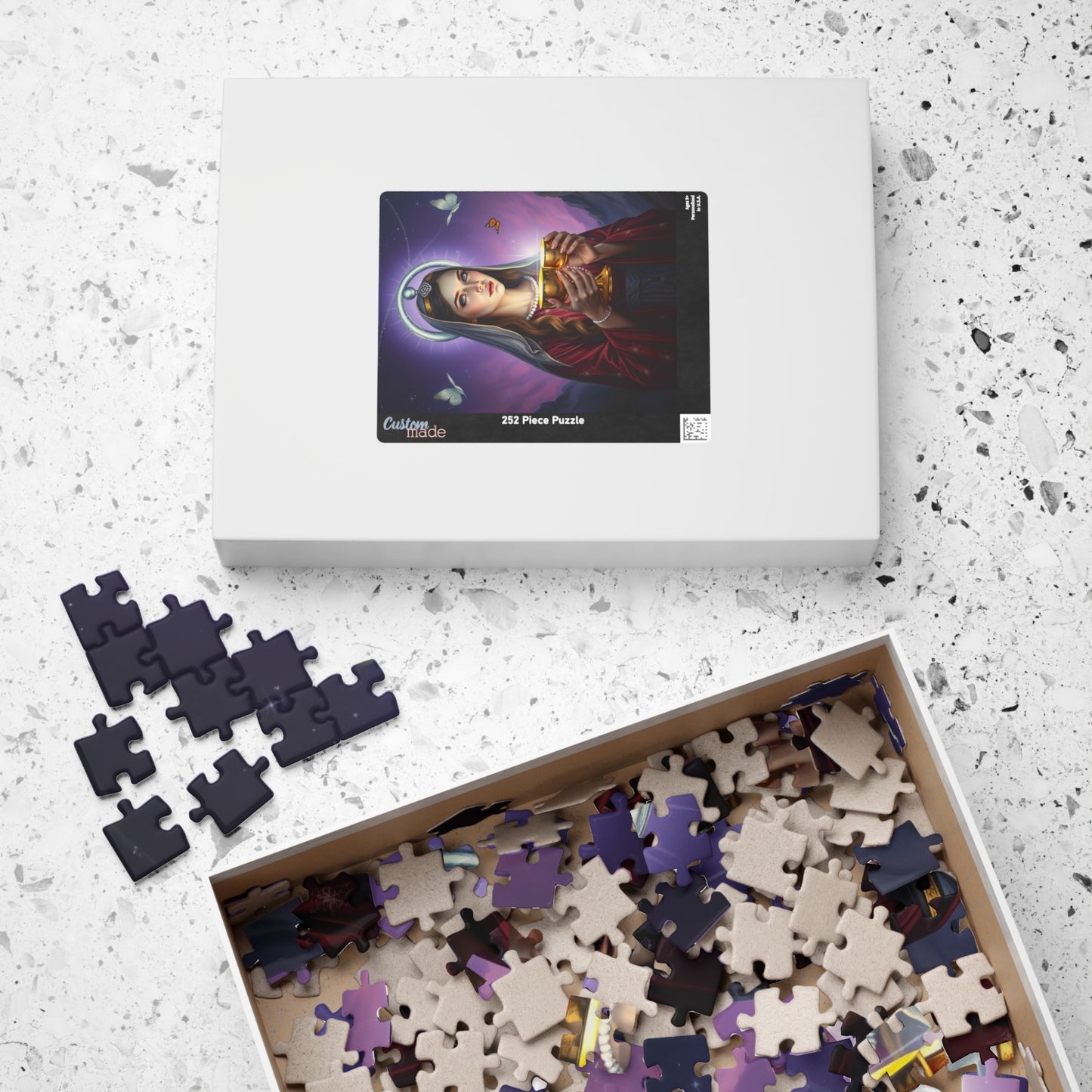 Radiant Priestess Puzzle, Enchanting Mythical Maiden 110-1014 Piece Jigsaw Game, Best Gift for Art Lovers, Family Fun, Home Decor, Unique Puzzle The Puzzle Chest
