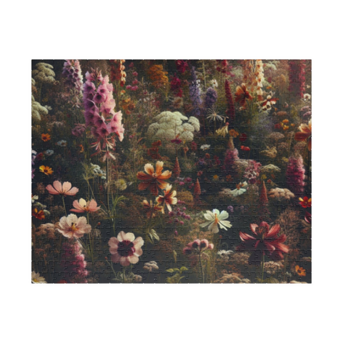 Wildflower Patch Puzzle, 110-1014 Piece Botanical Art Challenging Jigsaw, Tabletop Game for Quiet Family Time Activity, Puzzle Lover Gift 520 pcs (Horizontal) Puzzle The Puzzle Chest