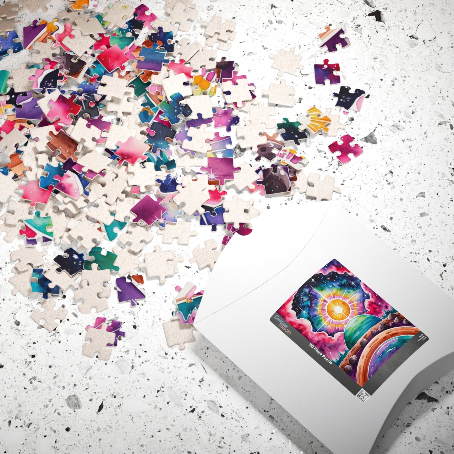 Galactic Sunrise Jigsaw Puzzle, Space Themed Puzzle with Stars Nebulae and Asteroids, Family Game Night Activity, Puzzle Enthusiast Hobbyist Puzzle The Puzzle Chest