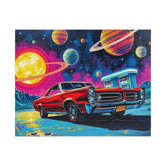 Retro Car Cosmos Puzzle - Space Theme 252 pcs (Horizontal) Puzzle The Puzzle Chest