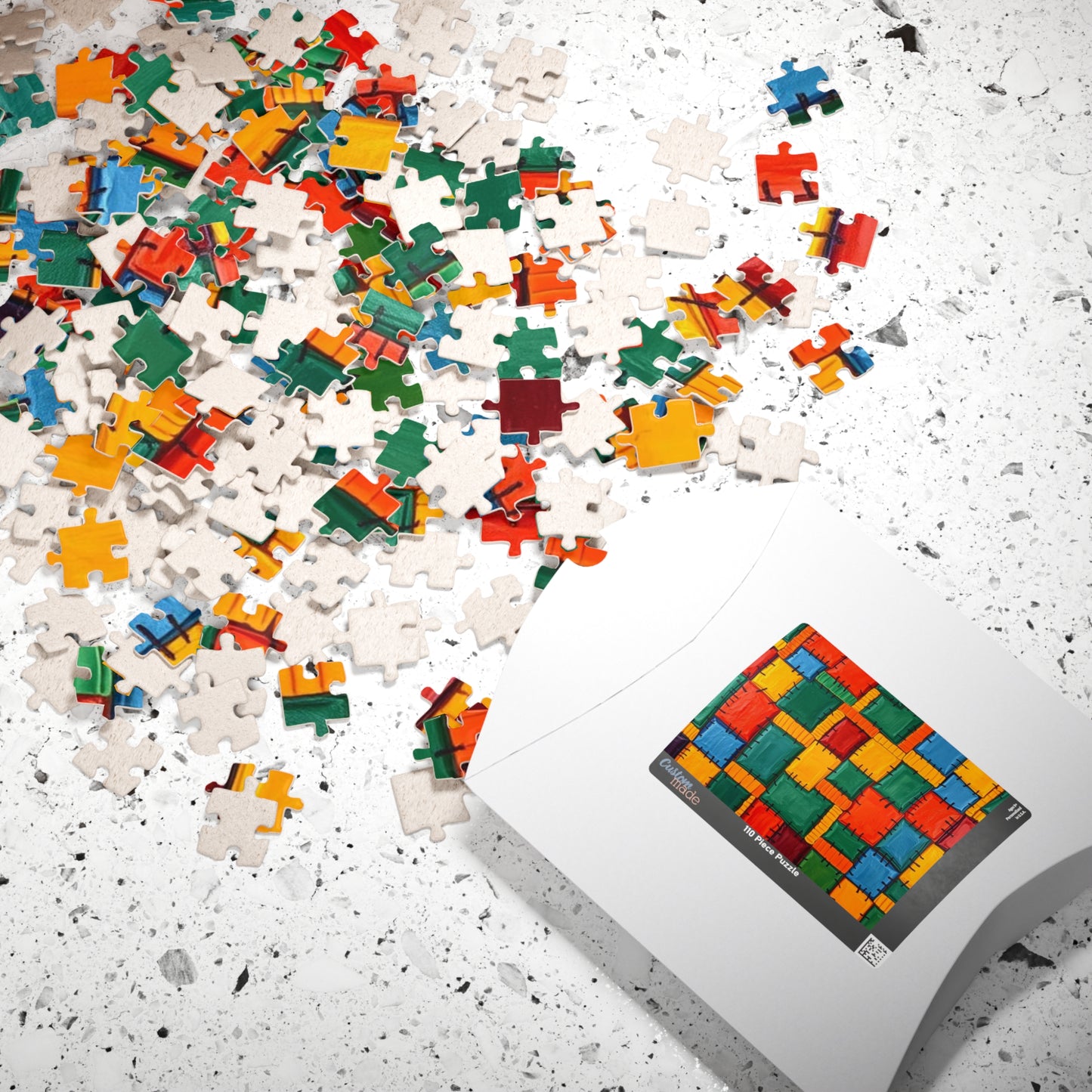 Colorful Puzzle Art - Abstract Jigsaw Game, Fun for Family Nights, Gift for Adults, 110-1014 Piece Family Activity, Game Nights Puzzle The Puzzle Chest