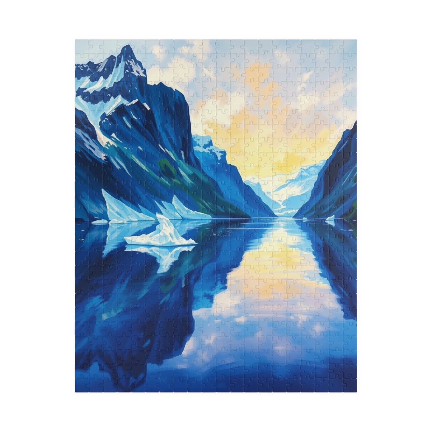 Scenic Landscape Puzzle | Serenity Vibes | 110, 252, 520, 1014-piece | Mindfulness Activity, Gift for Nature Lovers, Family Game, Home 520 pcs (Vertical) Puzzle The Puzzle Chest