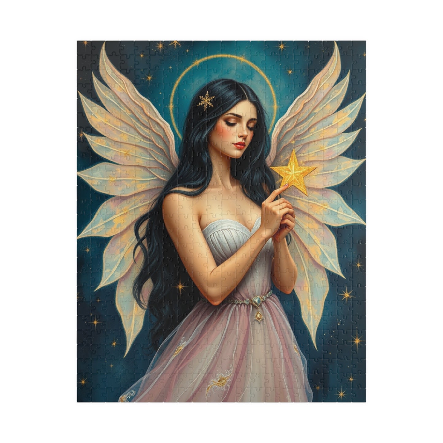 Whimsical Fairy Puzzle, Enchanting Jigsaw Game for All Ages, Perfect Gift for Birthdays, Family Gatherings, Cozy Nights In, Quiet Leisure