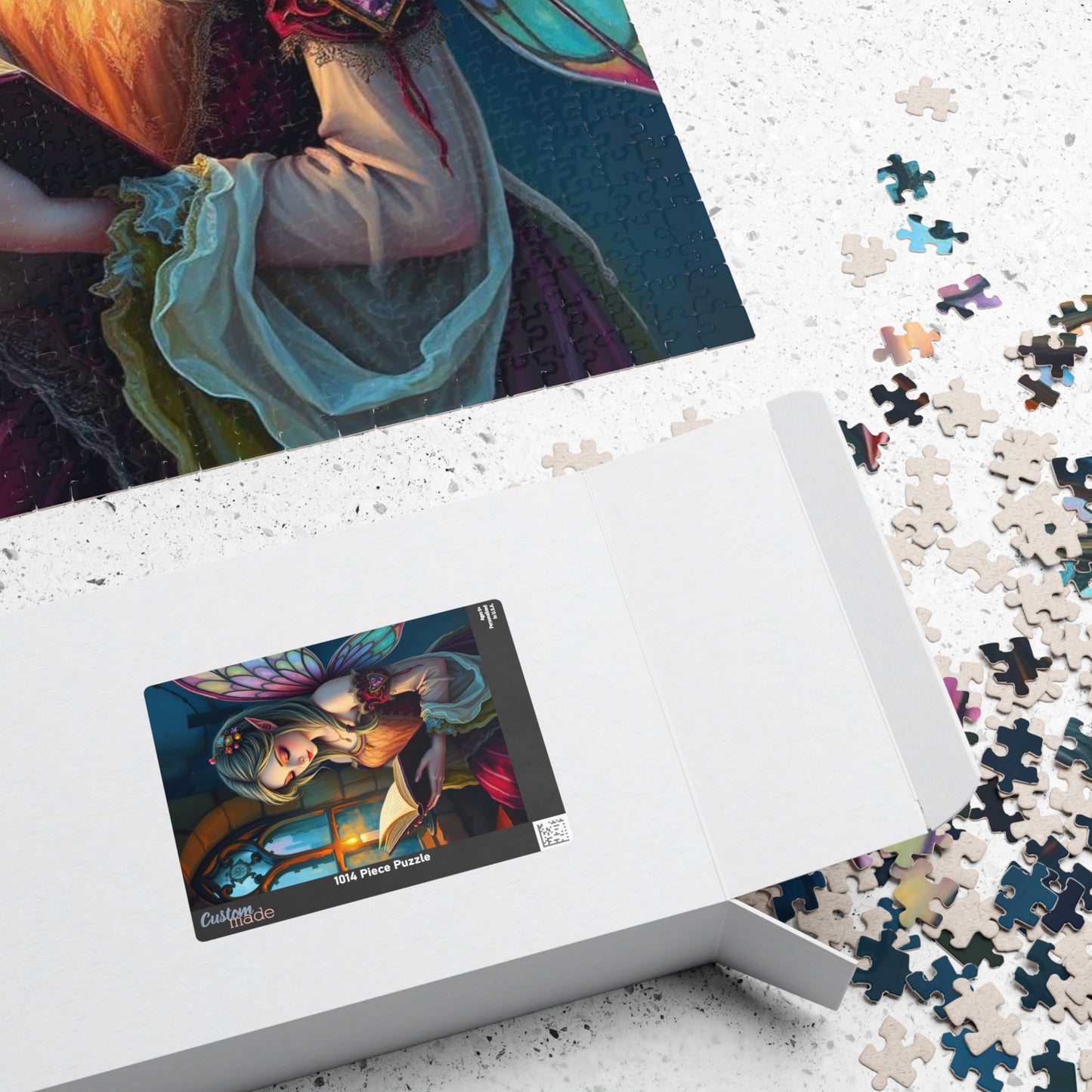 Bookish Fairy Jigsaw Puzzle - Reading by Candlelight, 110-1014 Piece Fantasy Game for Holiday Birthday Gift, Family Fun, Mindful Activity