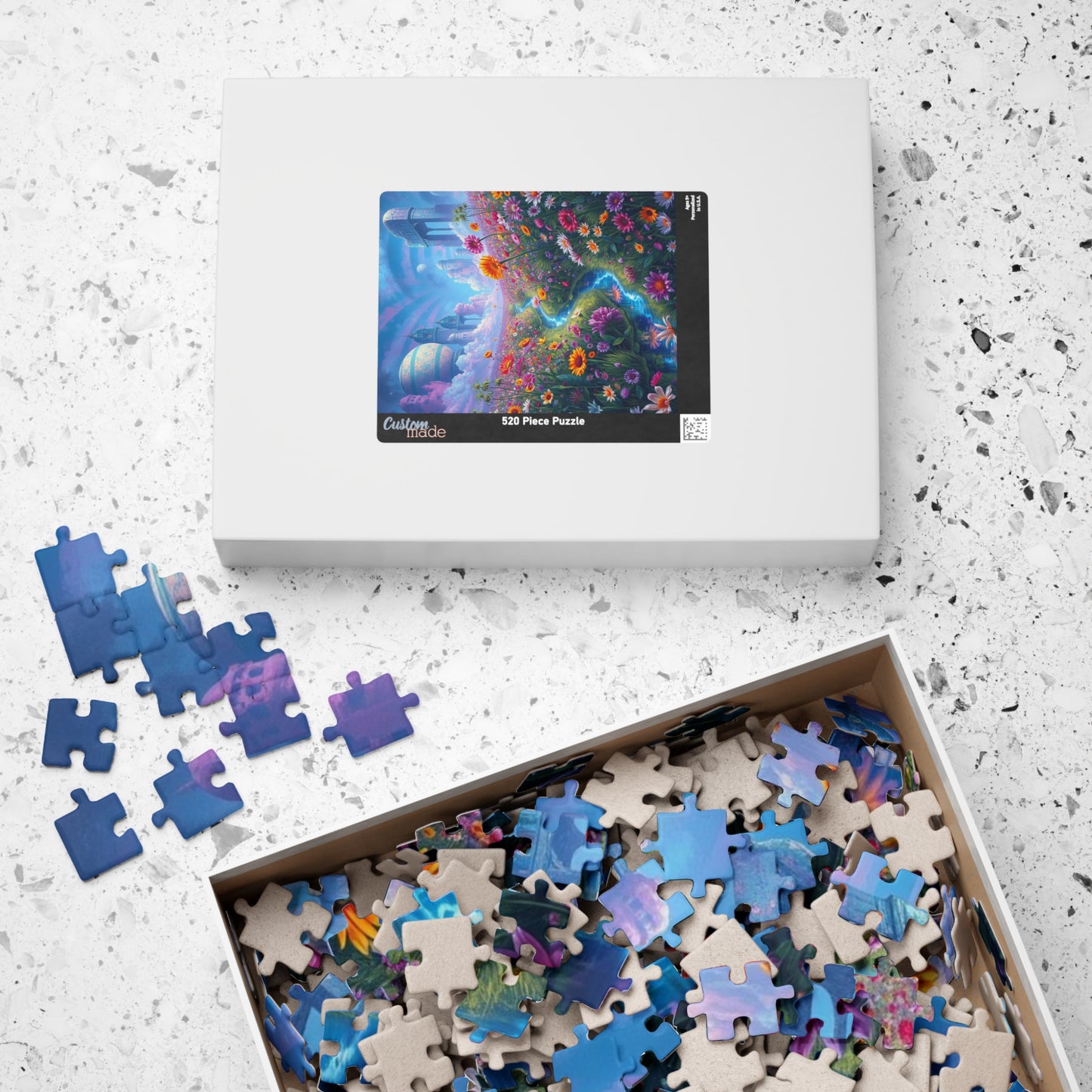 Dreamy Fantasy Landscape Puzzle - 110, 252, 520, 1014-piece, Perfect for Family Game Night, Gifts for Puzzle Lovers, Home Entertainment Puzzle The Puzzle Chest
