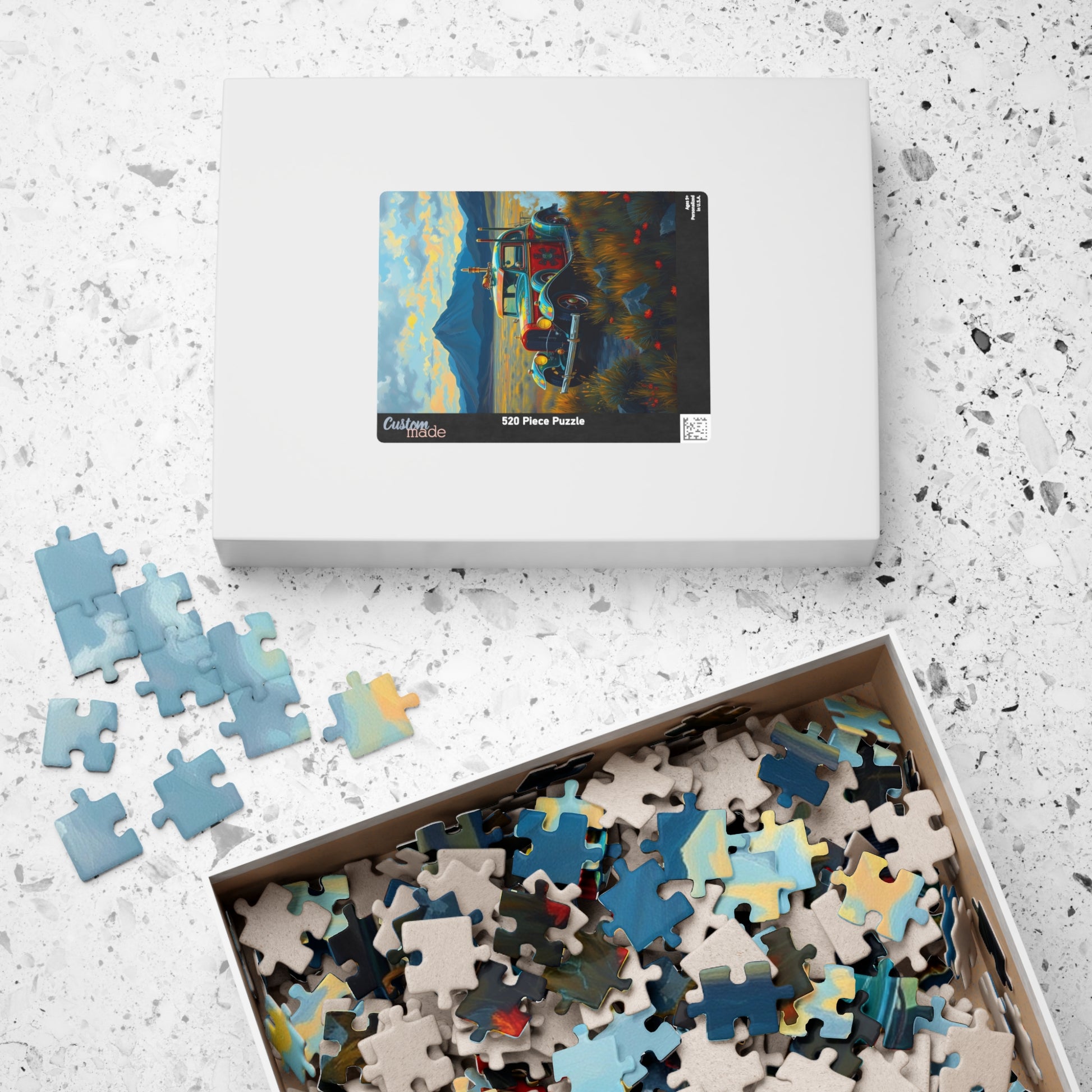 Vintage Steampunk Car Puzzle, Nostalgic Jigsaw Game for Adults Puzzle The Puzzle Chest