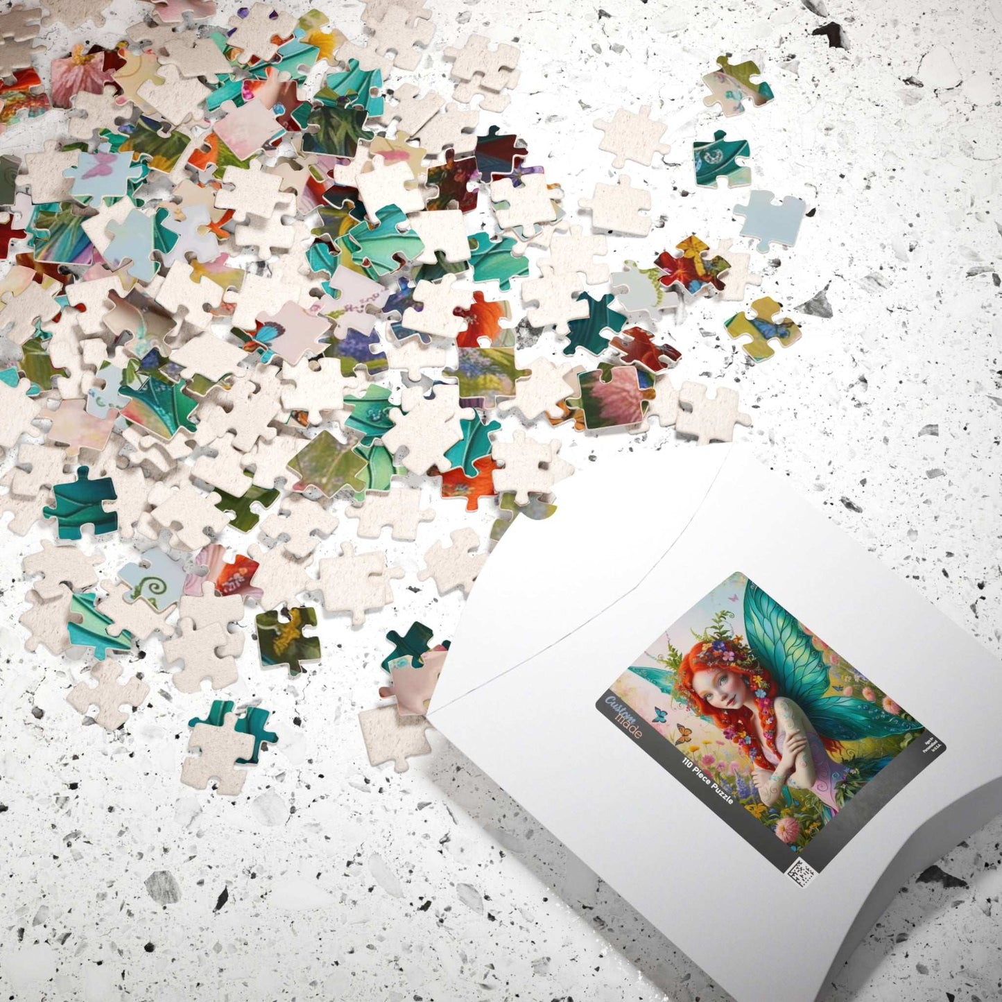 Sun-Kissed Butterfly Fairy Puzzle, Enchanting Mythical Jigsaw for Fantasy Lover, Gift for Adults, Artwork Puzzle, Relaxing Activity Puzzle The Puzzle Chest