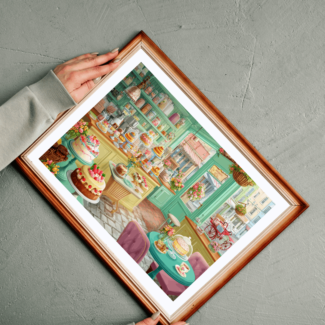 Retro Cake Shop Jigsaw Puzzle - Vintage Bakery Scene Filled with Sweet Treats Puzzle The Puzzle Chest