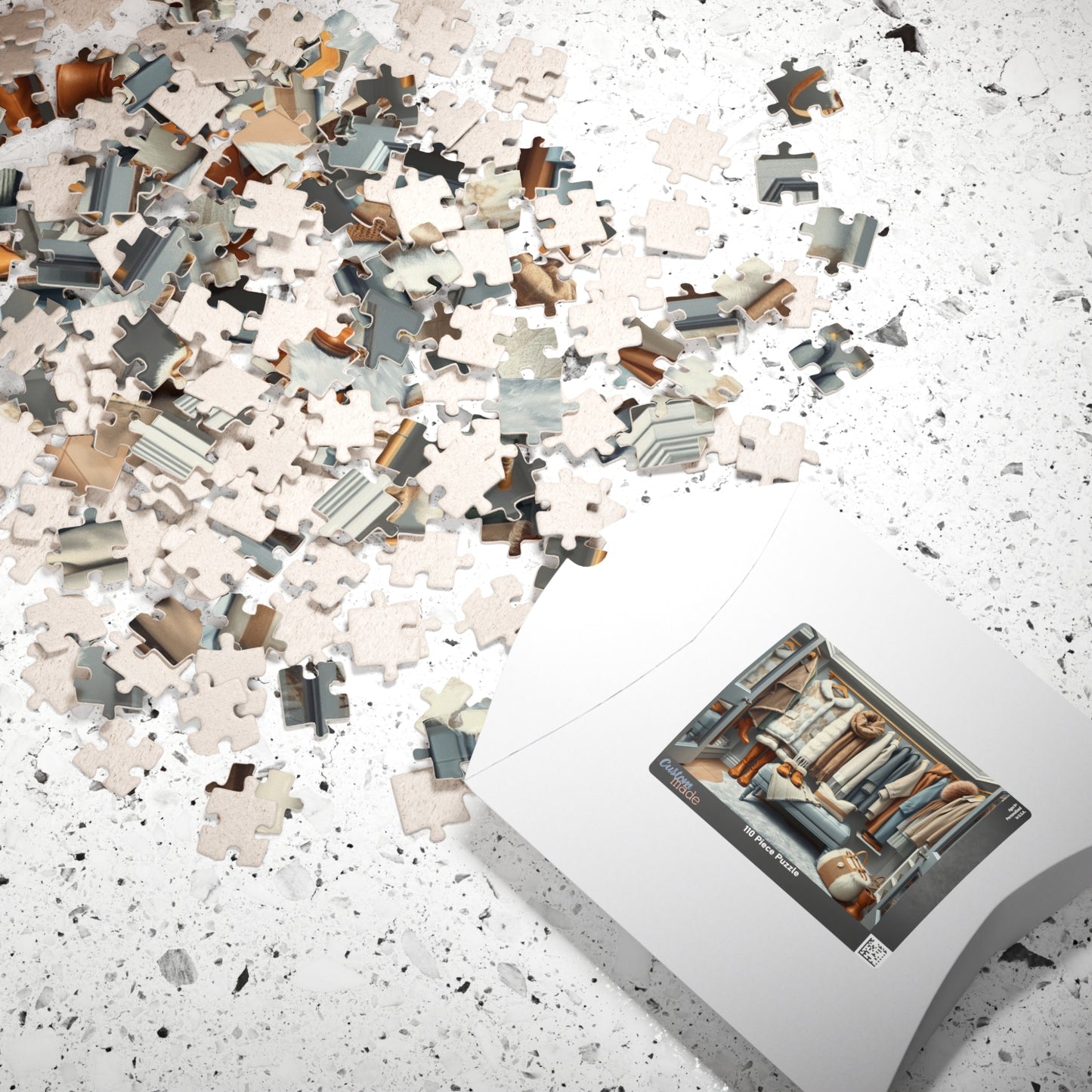 Winter Wardrobe Closet Jigsaw Puzzle, Cozy Fashion-Themed Game for Adults and Teens, Relaxing Activity, Home Decor, Family Fun, Holiday Gift Puzzle The Puzzle Chest