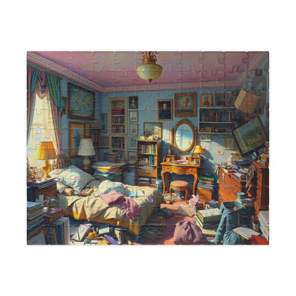 Puzzle, Messy Bedroom Jigsaw, Bedroom Puzzle Game, Bedroom Scene Puzzle, Bedroom Cleanup Puzzle, Bedroom Organization Activity