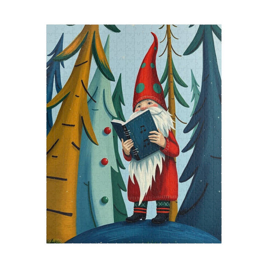 Nordic Gnome Singing Songbook – Scandinavian Folk Forest Music Jigsaw Puzzle Puzzle The Puzzle Chest