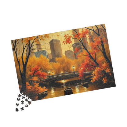 Central Park Sunrise Landscape Puzzle, 110, 252, 520, 1014-piece - Relaxing Jigsaw Game, Perfect Gift for Puzzle Lovers, Stress Relief Puzzle The Puzzle Chest