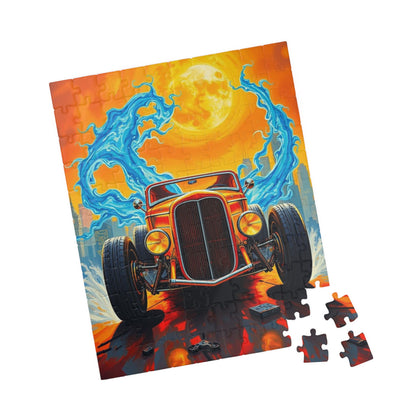 Vintage Car Puzzle - Retro Classic Automobile Artwork, Nostalgic Vehicle Puzzle The Puzzle Chest