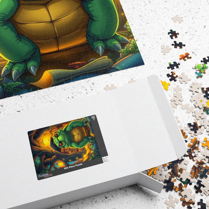 Whimsical Turtle Jigsaw Puzzle, Fun Gift for Adults, Educational Brain Teaser, Perfect for Family Game Night, Home Entertainment Puzzle The Puzzle Chest