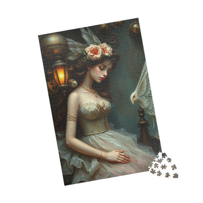 Elegant Steampunk Art Puzzle, Vintage Beauty Puzzle, Unique Gift for Art Lovers, Ideal for Family Game Night, Stress Relief Activity Puzzle The Puzzle Chest