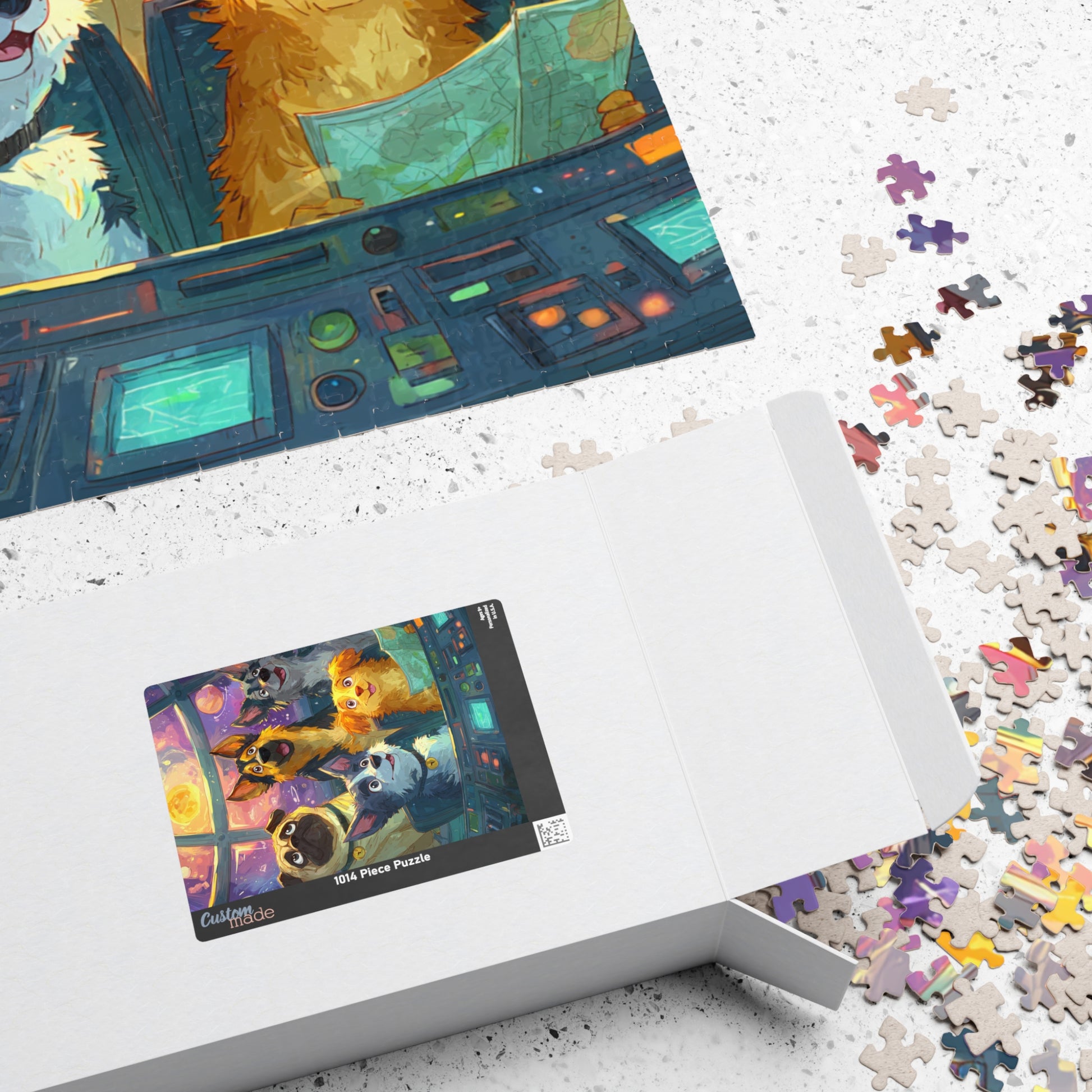 Cosmic Canine Puzzle for Dog Lovers - Space Adventure Animal Jigsaw Puzzle for Adults, Teens and Seniors Puzzle The Puzzle Chest