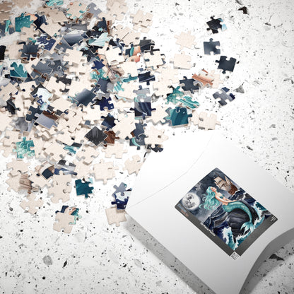 Siren Jigsaw Puzzle, Ocean Themed Mythical Creature, Sea Maiden Puzzle, Game for Fun Family Activity, Bonding and Entertainment, Hobby Puzzle The Puzzle Chest