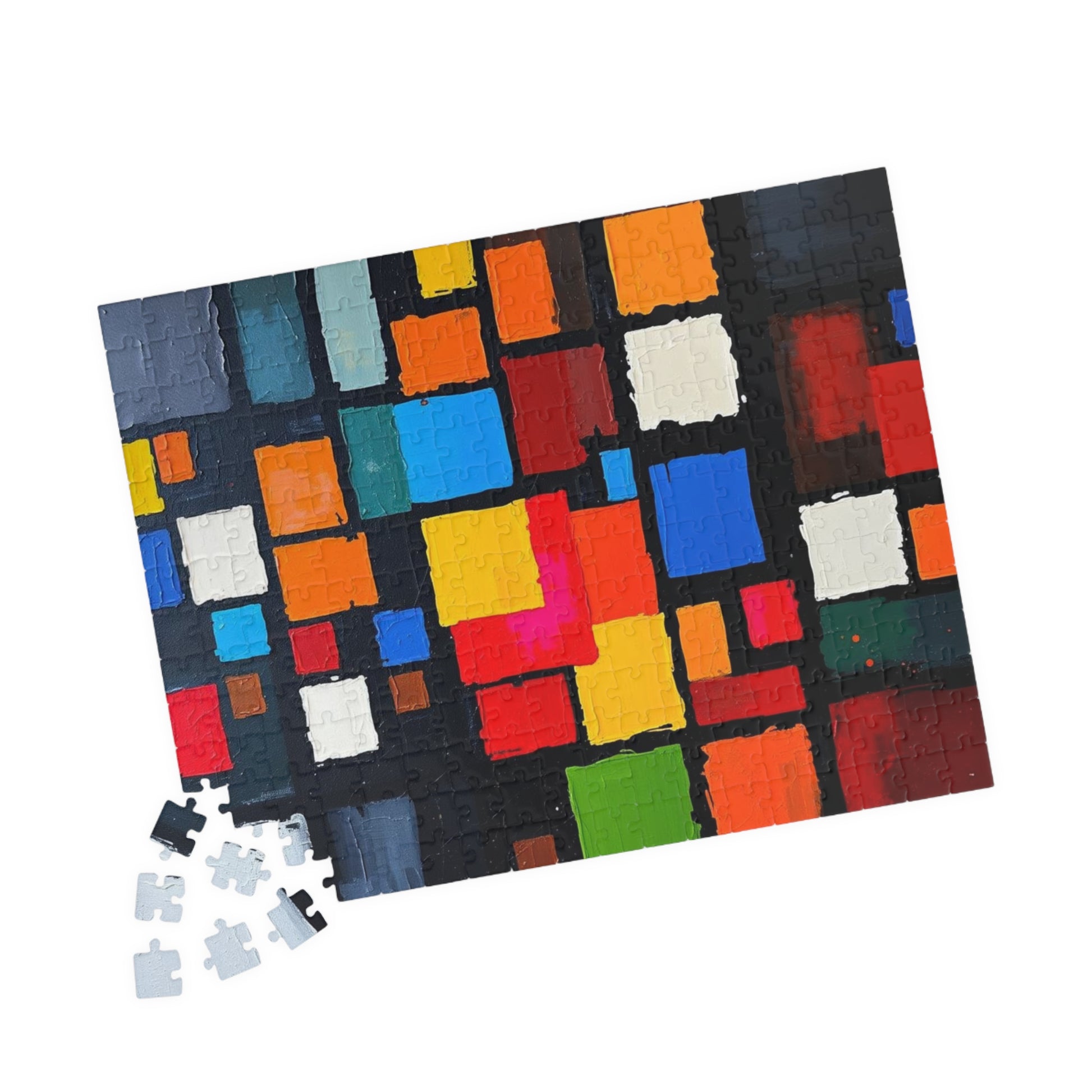 Colorful Abstract Puzzle for Art Lovers, Home Entertainment, Unique Gift for Friends and Family Activity Game Night, Adult Fun Puzzle The Puzzle Chest