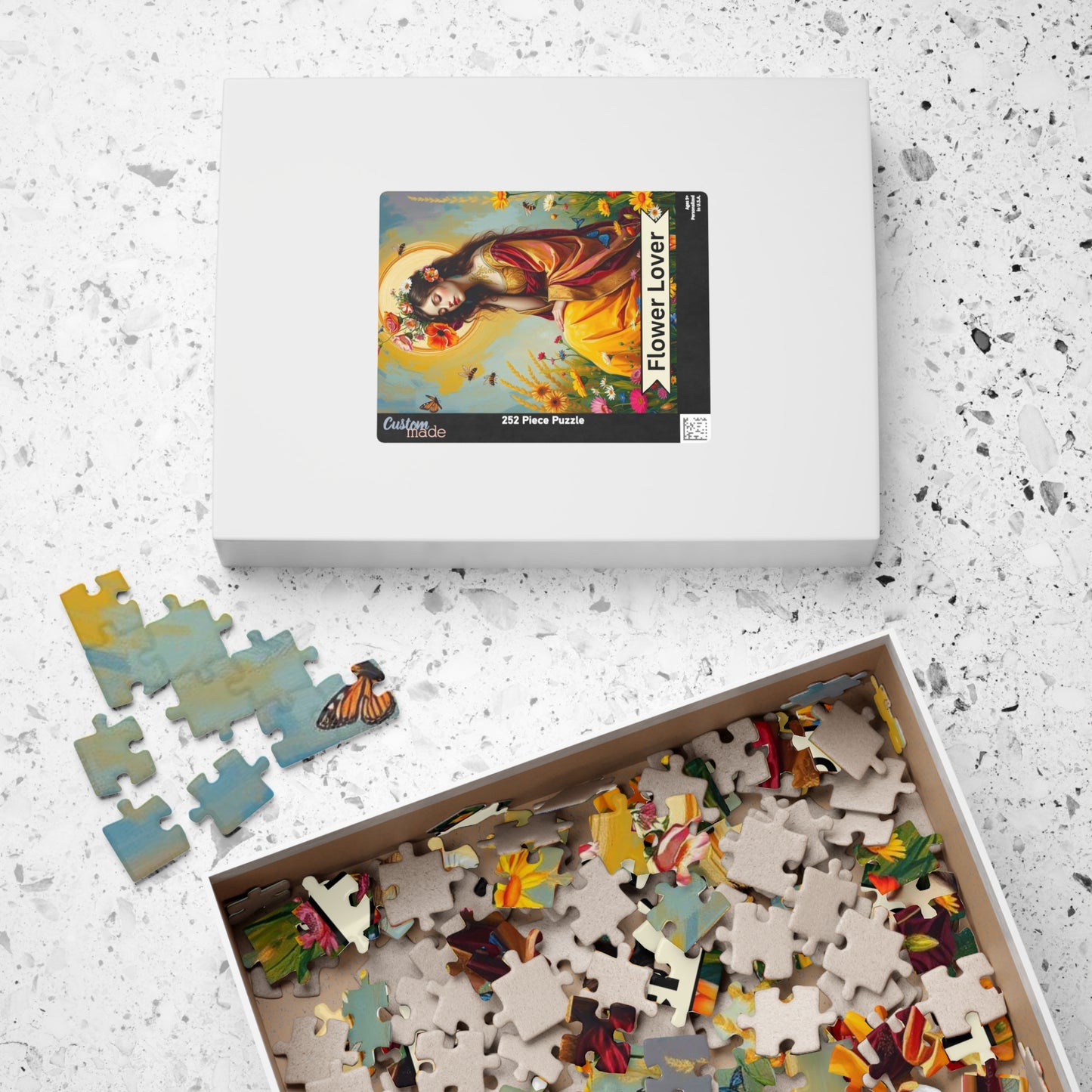 The Flower Lover Jigsaw Puzzle - Tarot Style Game for Floral/Flowers Lovers