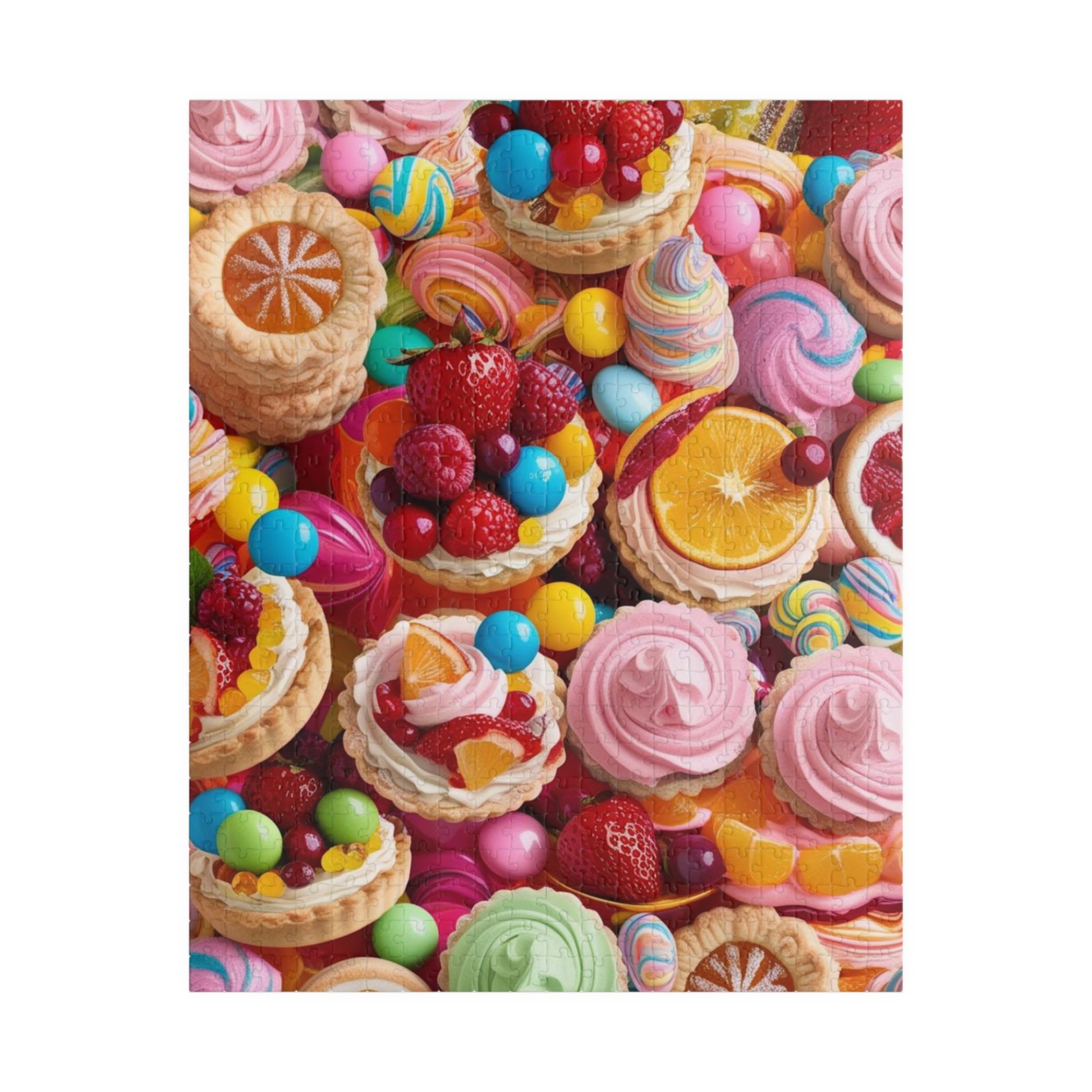 Sweet Treats Collage Puzzle, Perfect for Family or Solo Fun, Birthday Gifts, Rainy Day Entertainment, Holiday Gatherings 520 pcs (Vertical) Puzzle The Puzzle Chest