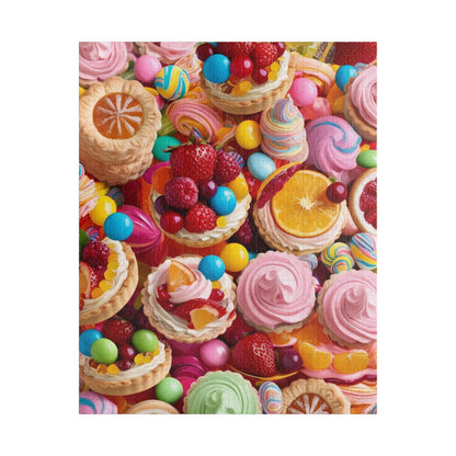 Sweet Treats Collage Puzzle, Perfect for Family or Solo Fun, Birthday Gifts, Rainy Day Entertainment, Holiday Gatherings 520 pcs (Vertical) Puzzle The Puzzle Chest