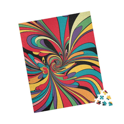 Colorful Swirl Puzzle - Pop Art Jigsaw Puzzle for Adults Puzzle The Puzzle Chest