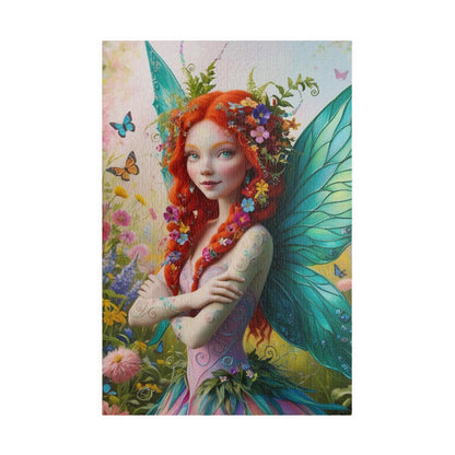 Sun-Kissed Butterfly Fairy Puzzle, Enchanting Mythical Jigsaw for Fantasy Lover, Gift for Kids and Adults, Artwork Puzzle, Relaxing Activity