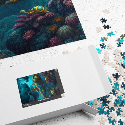 Underwater Submarine Puzzle | Steampunk Adventure | Perfect Gift for Ocean Lovers, Family Game Night, Unique Wall Art, Educational Fun Puzzle The Puzzle Chest