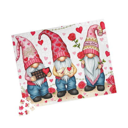 Valentine's Day Gnome Puzzle - Love Themed Jigsaw Game 520 pcs (Horizontal) Puzzle The Puzzle Chest