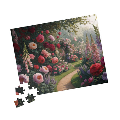 Floral Pathway Puzzle, Beautiful Garden Adult Jigsaw Game, Relaxing Indoor Activity, Home and Family Entertainment, Gift for Nature Lovers Puzzle The Puzzle Chest