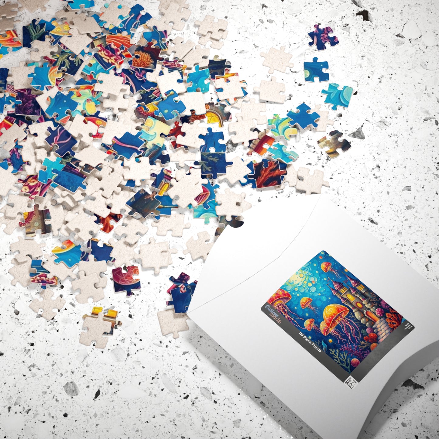 Underwater Kingdom Puzzle, Colorful Ocean Scene Puzzle, Fun Indoor Activity, Family Game Night, Nautical Decor Gift, Kids and Adults Puzzle The Puzzle Chest