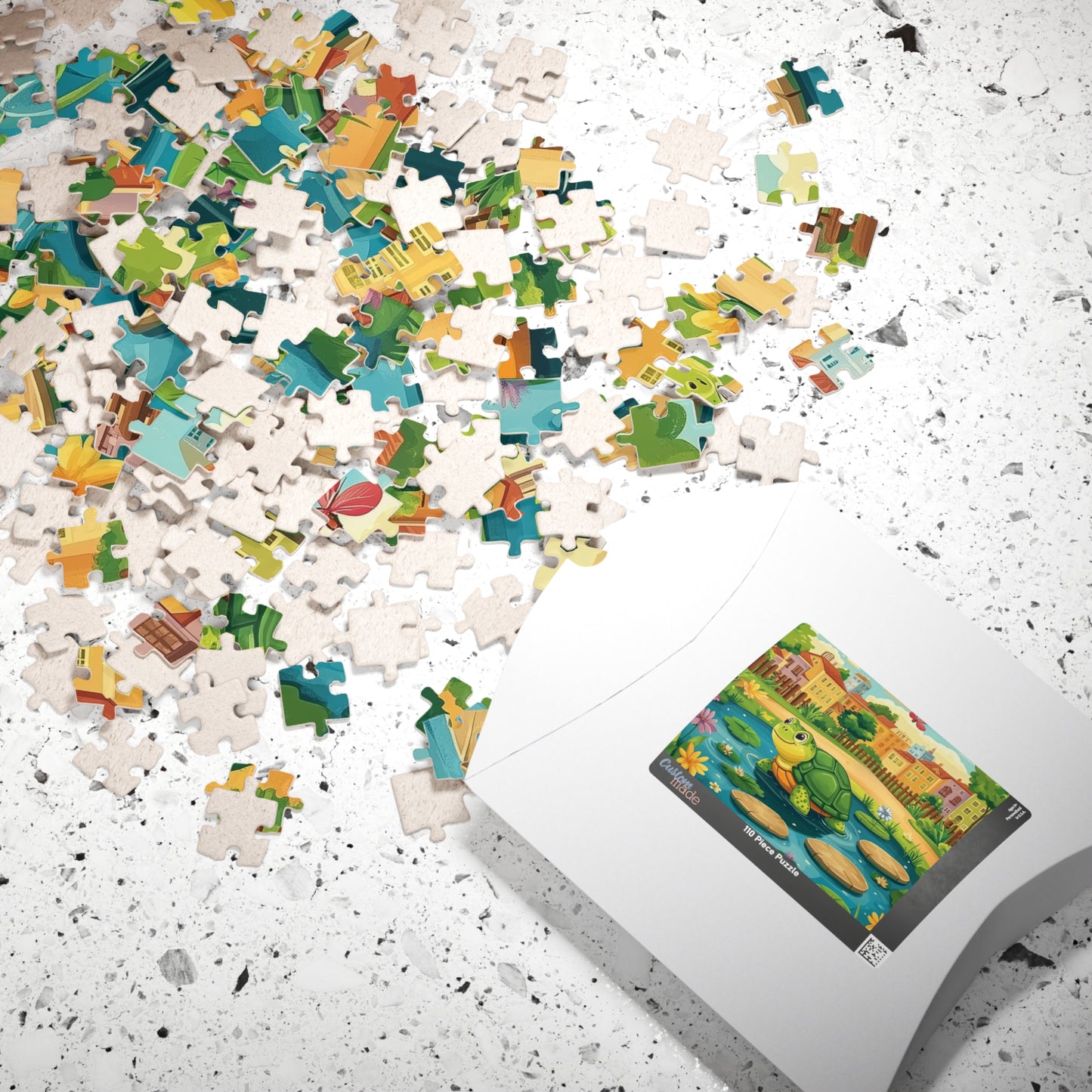 Smiling Turtle Pond Puzzle | Cute Animal Jigsaw Game Puzzle The Puzzle Chest