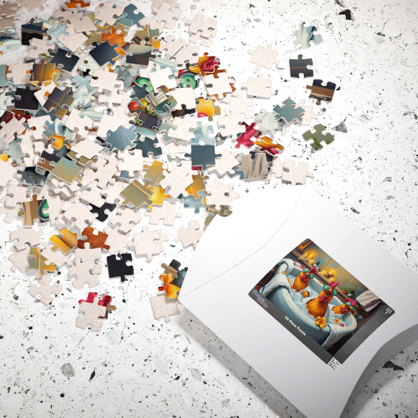 Chicken Spa Bath Jigsaw Puzzle Puzzle The Puzzle Chest