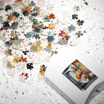 Chicken Spa Bath Jigsaw Puzzle Puzzle The Puzzle Chest