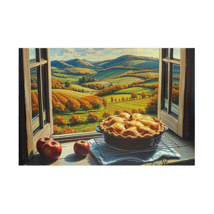 Autumn Landscape Puzzle - Food Jigsaw, Cozy Home Entertainment, Family Game Night Activity, Gift for Puzzle Lovers and Foodies, Fall Decor 1014 pcs (Horizontal) Puzzle The Puzzle Chest