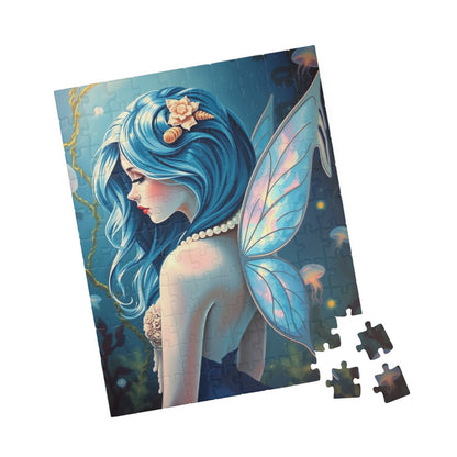 Ocean Whisperer Fairy Puzzle, 110 252 520 1014-piece Mythical Creature Jigsaw Game, Gift for Fairy Tale Lovers, Family Fun, Cozy Night In Puzzle The Puzzle Chest