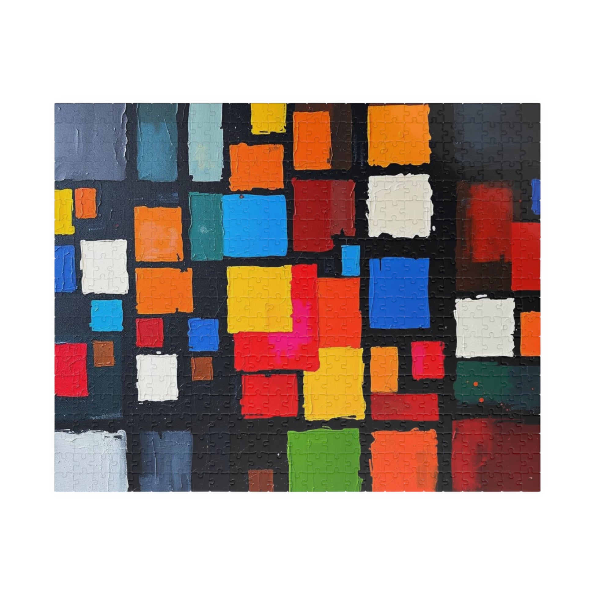 Colorful Abstract Puzzle for Art Lovers, Home Entertainment, Unique Gift for Friends and Family Activity Game Night, Adult Fun 520 pcs (Horizontal) Puzzle The Puzzle Chest