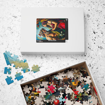 Biblical Puzzle, Samson and Delilah Jigsaw Game, Faith-Based Puzzle for Adults, Religious Gift, Family Game Night, Stress Reliever, Unique Puzzle The Puzzle Chest