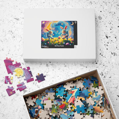Space Bunny Jigsaw Puzzle - Whimsical Fun Family Activity or Solo Fun, Perfect Gift for Easter Puzzle The Puzzle Chest