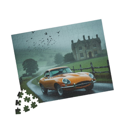Vintage Car Puzzle, 110-1014 Piece 1961 Classic Auto Jigsaw Game Puzzle The Puzzle Chest