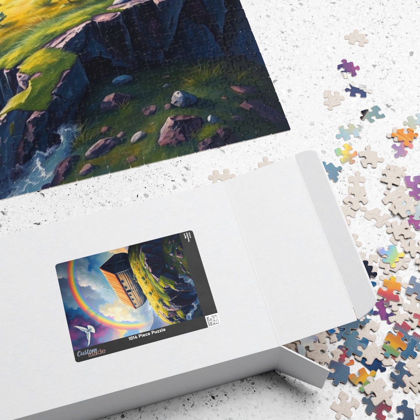 Noah's Ark Jigsaw Puzzle, Perfect for Family Game Night, Religious Holiday Birthday Gift for Friends, Fun Home Entertainment, Relaxing Hobby Puzzle The Puzzle Chest