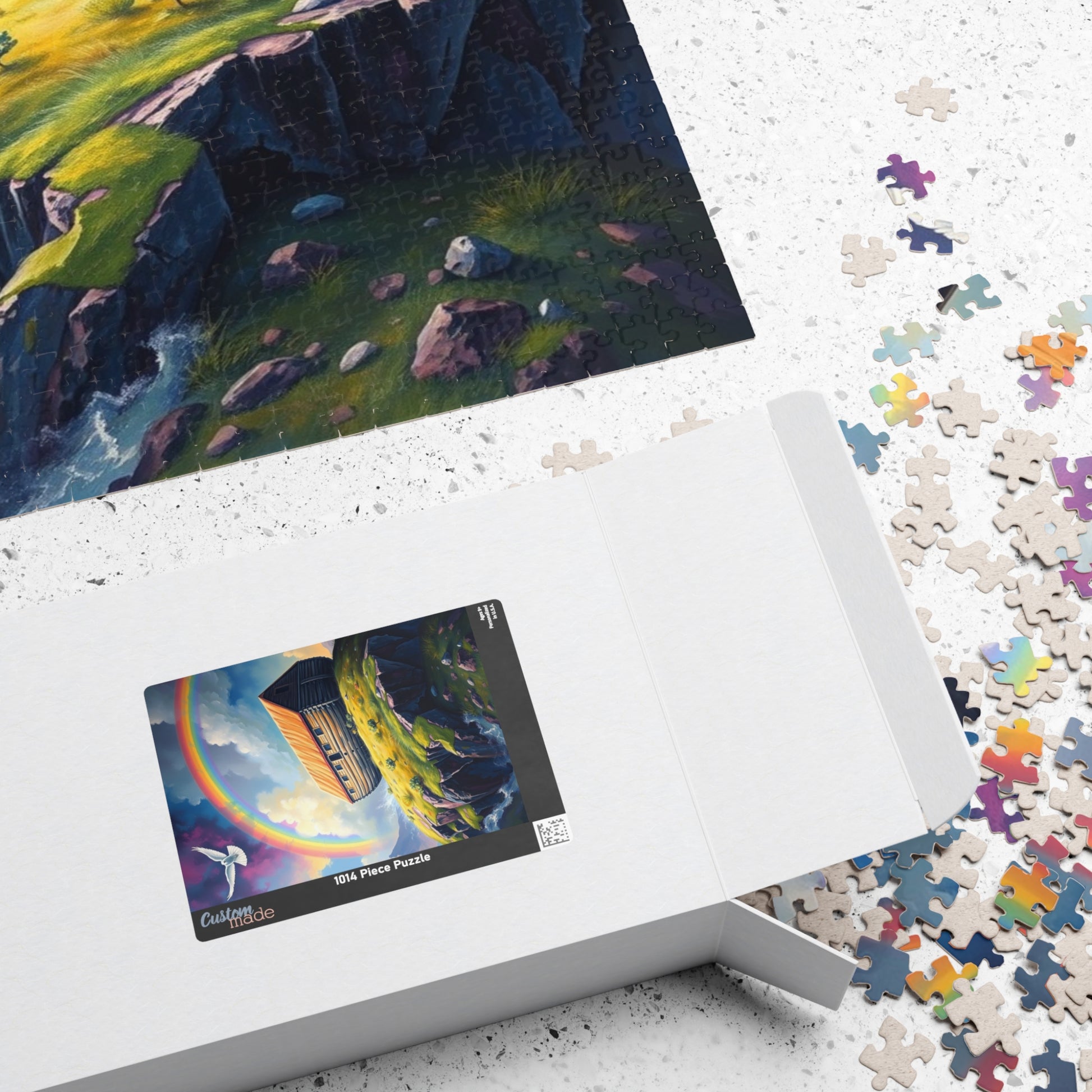 Noah's Ark Jigsaw Puzzle, Perfect for Family Game Night, Religious Holiday Birthday Gift for Friends, Fun Home Entertainment, Relaxing Hobby Puzzle The Puzzle Chest