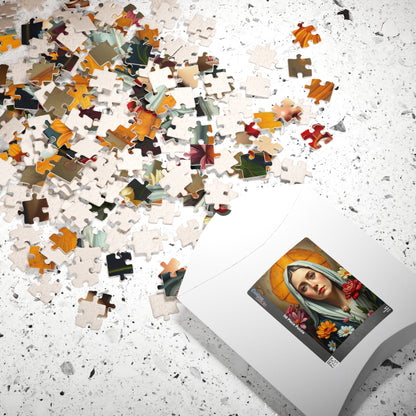 Jigsaw Puzzle, Catholic Saint Therese Flower Garden, 110 252 520 1014 Piece, Religious Gift Idea, Mindfulness Activity, Family Bonding Puzzle The Puzzle Chest