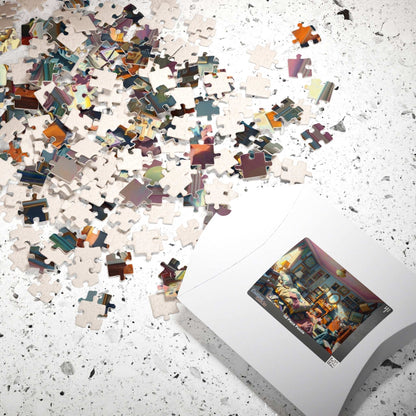 Puzzle, Messy Bedroom Jigsaw, Bedroom Puzzle Game, Bedroom Scene Puzzle, Bedroom Cleanup Puzzle, Bedroom Organization Activity Puzzle The Puzzle Chest