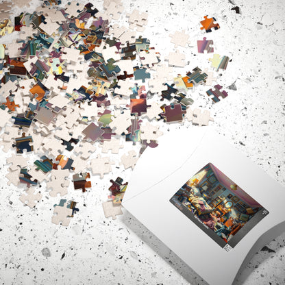 Puzzle, Messy Bedroom Jigsaw, Bedroom Puzzle Game, Bedroom Scene Puzzle, Bedroom Cleanup Puzzle, Bedroom Organization Activity